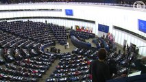 Roma - Renzi partecipa alla Seduta Solenne del Parlamento Europeo (25.11.14)