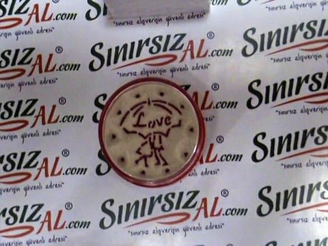 Kumdan Love & I Love You Görünümlü Kumdan Hediye