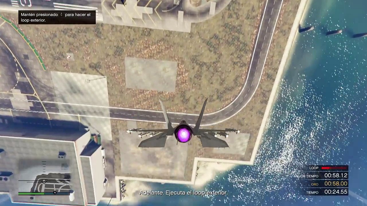 GAMEPLAY Grand Theft Auto V %28GTA 5%29- Escuela de Vuelo - Clase 1