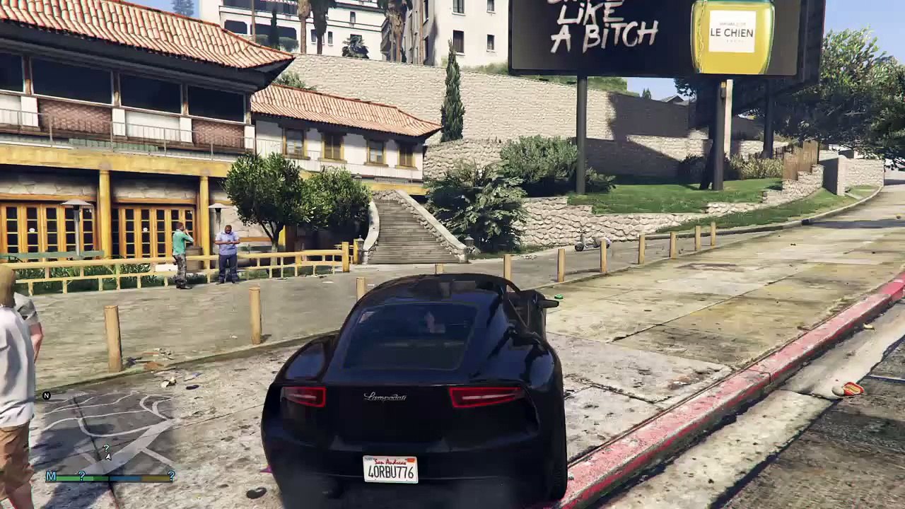 GAMEPLAY Grand Theft Auto V %28GTA 5%29- Locos y Paparazzi en Vinewood