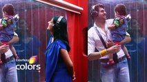 Bigg Boss 8 Pritam meets his wife son