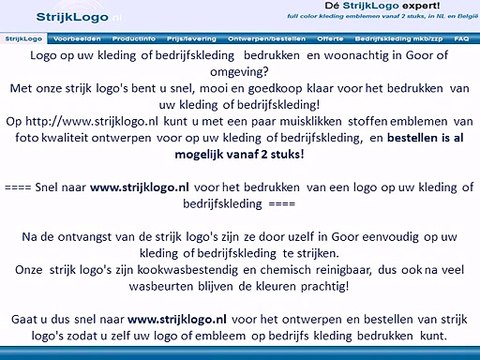 Logo kleding bedrijfskleding bedrukken Goor