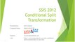 SSIS Conditional Split Transformation Part 1 Video Example SSIS 2012