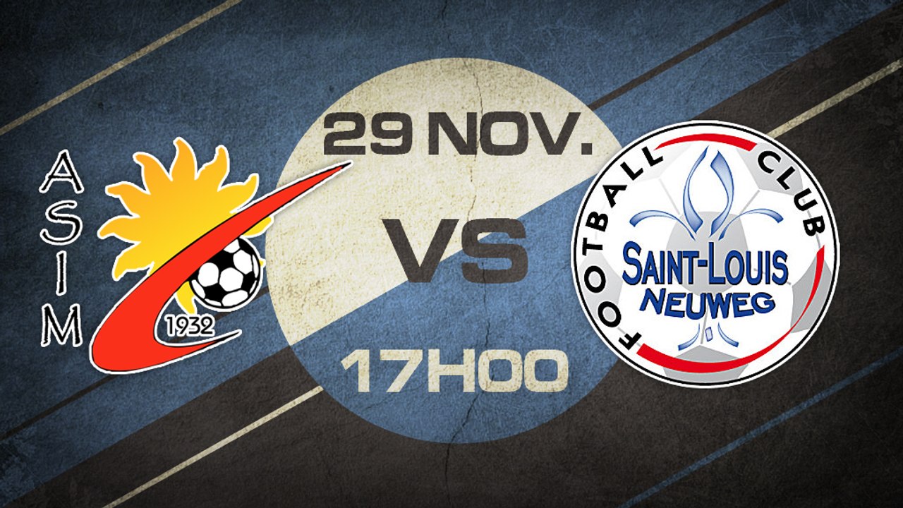 Samedi 29 Novembre à 17h00 - Illzach - St-Louis Neuweg - CFA2 E, J10