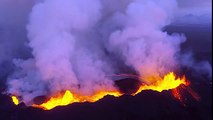 Drone derrete a gravar vulcão Bardarbunga em erupção!