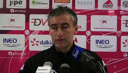 Conférence de presse d'Olivier Dall'Oglio avant Arles-Avignon-DFCO