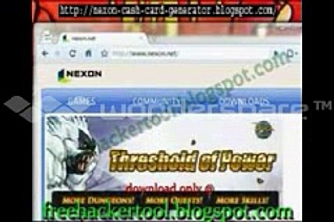 Get Free Nexon Nx Cash card Generator free Download nx Cash Generator