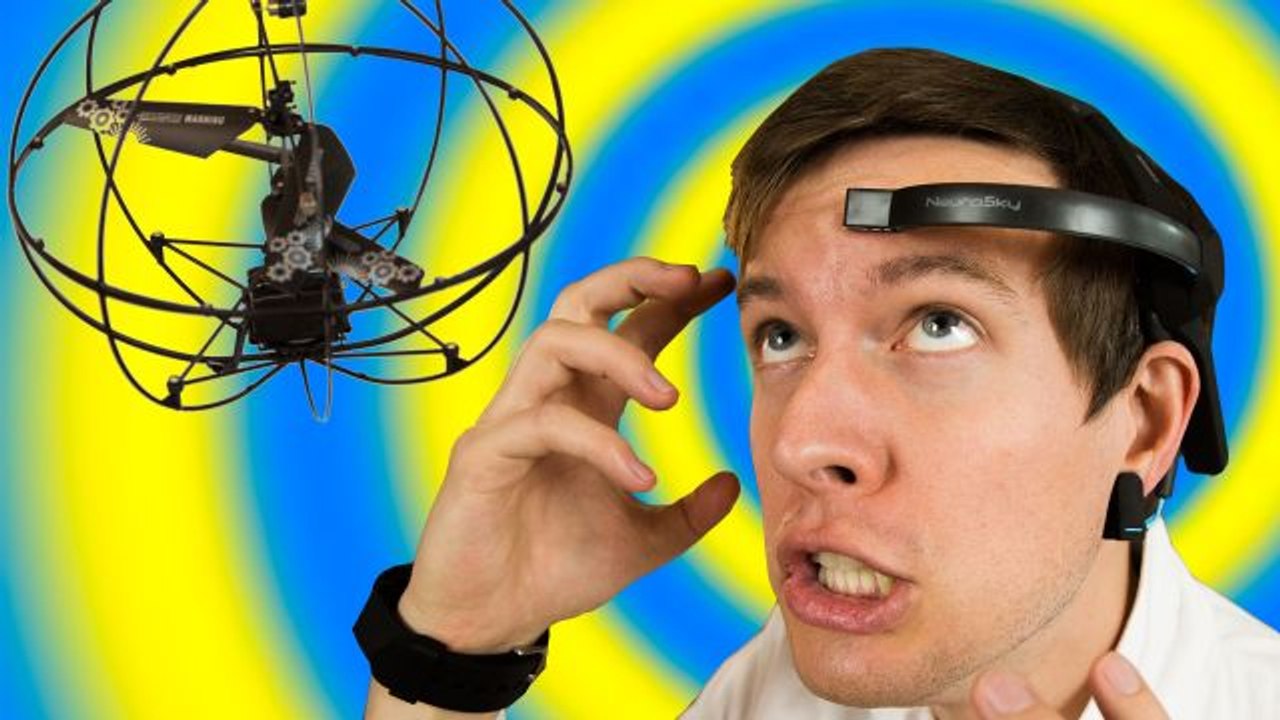 WIRED's Gadget Challenge - Mind-Controlled Helicopters