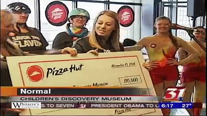 Pizza Hut Makes Unusual Pit Stop at Children's Discovery Museum
