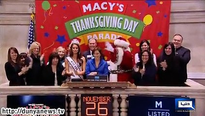 Dunya News - US stocks open at 'thanks giving day'