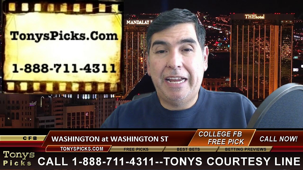 Washington St Cougars vs. Washington Huskies Free Pick Prediction NCAA College Football Odds Preview 11-29-2014