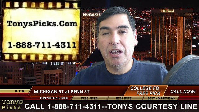 Penn St Nittany Lions vs. Michigan St Spartans Free Pick Prediction NCAA College Football Odds Preview 11-29-2014