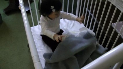 Girl Getting Ready For A Nap