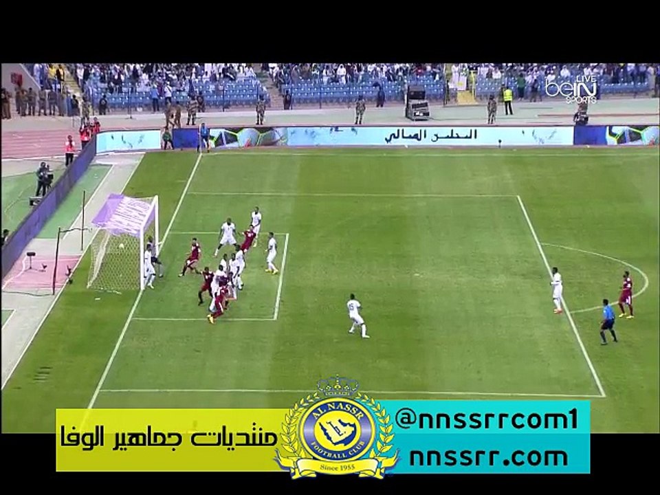 هدف التعادل لصالح قطر ضد السعودية عن طريق مهدي خليجي 22