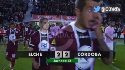 Elche	2-2	Cordoba بتاريخ 23/11/2014 - 18:00