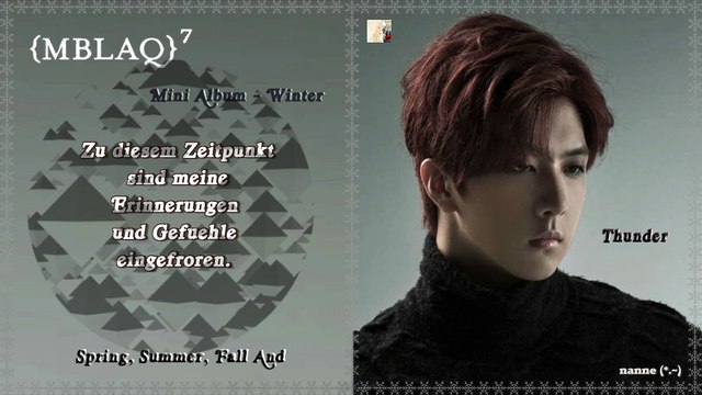 MBLAQ - Spring, Summer, Fall And… k-pop [german Sub] Mini Album - Winter