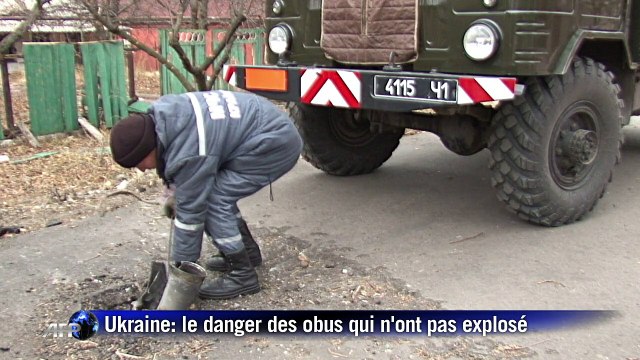 En Ukraine, ces obus menaçants qui n'ont pas explosé