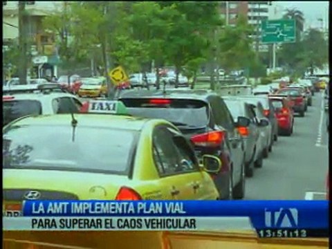 AMT implementa contraflujo en la vía Quito - Valle de los Chillos
