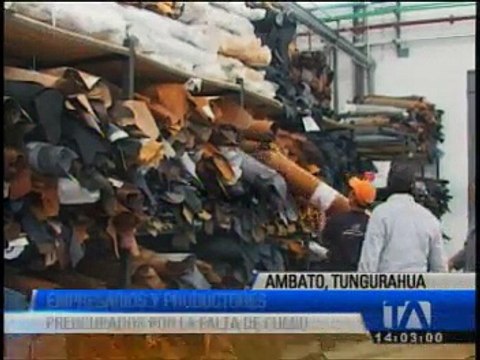 Falta de materia prima preocupa a productores de cuero