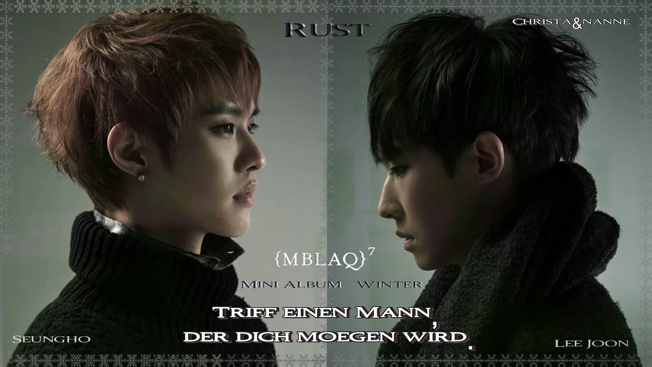 MBLAQ - Rust Unplugged Ver. k-pop [german Sub] Mini Album - Winter