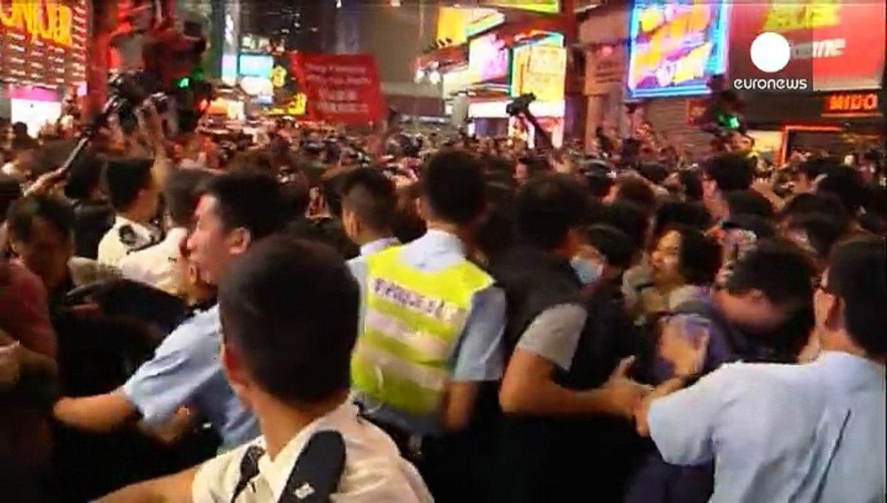 Räumung der Protestlager in Hongkong: Bis zu 150 Festnahmen
