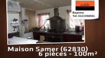 A vendre - maison - Samer (62830) - 6 pièces - 100m²