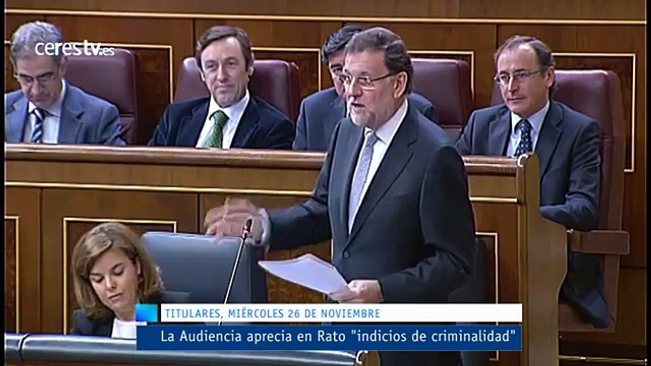 Videonoticias; Titulares del miércoles 26 de noviembre de 2014 @ 22.00 h CET