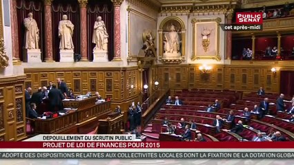 Première partie du vote du projet de loi de finances pour 2015 - En séance