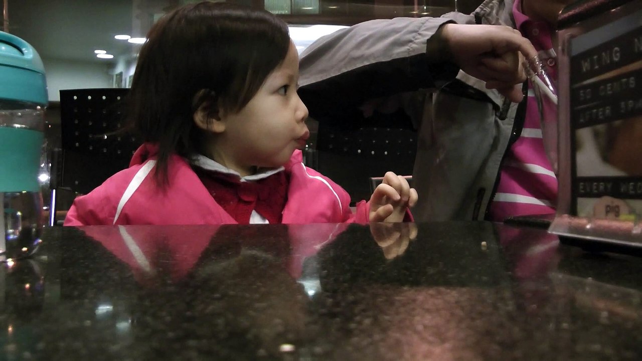 Girl Waiting For Her Dinner