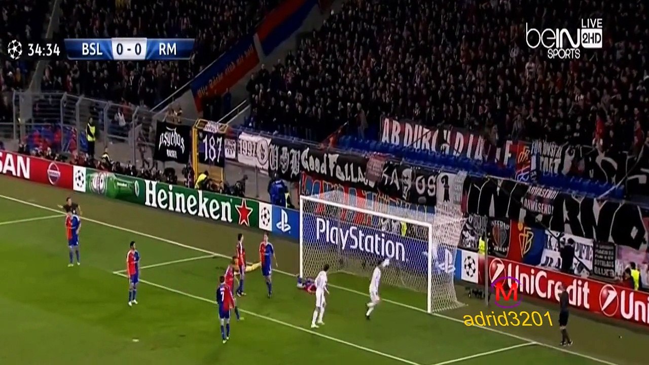 هدف رونالدو على بازل   ريال مدريد 1 - 0 بازل   2014 11 26     (HD)