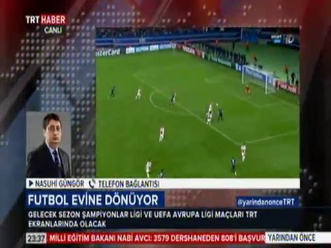 Şampiyonlar Ligi ve UEFA Avrupa Ligi Maçları TRT'de