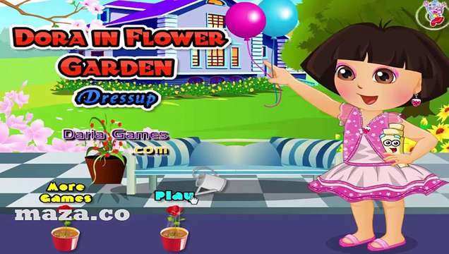 Dora the explorer Games Dora In Flower Garden Dress Up game Walkthrough