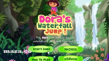 Dora the explorer Games   Dora Waterfall Jump Game   Walkthrough