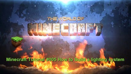 Tutorial Minecraft #005 How to Build a lighting system - GameLegendRav