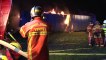 Faits divers : incendie d'origine inconnue déclenché à Saint-Aubin-la-Plaine