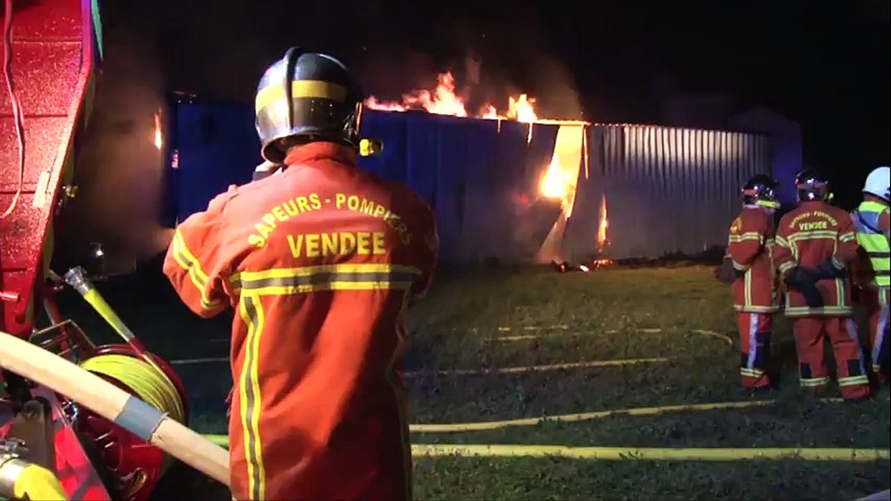 Faits divers : incendie d'origine inconnue déclenché à Saint-Aubin-la-Plaine