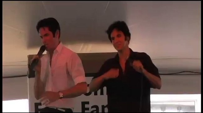 Dean Z and Donny Edwards sing Kissing Cousins at Elvis Week 2007 video
