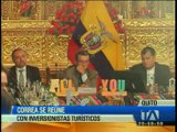 Presidente Correa se reunió con inversionistas turísticos