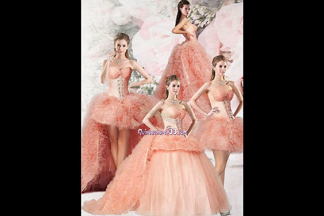 2015 hot sale appliques and ruffles white quinceanera dresses