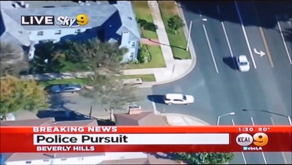 CRAZY FOOTAGE: HIGH SPEED CHASE WITH DRIVE BY SHOOTING SUSPECT.