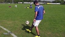 How to do Roberto Carlos Rainbow Lob Trick   Football Soccer Tricks Skill   Fußball   futbol
