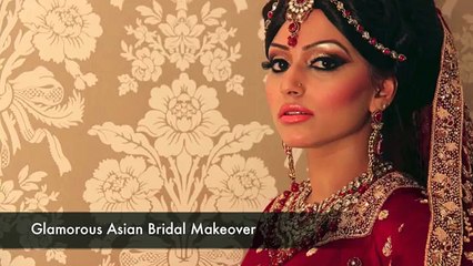 beautiful bridal makup look  ashain 2014