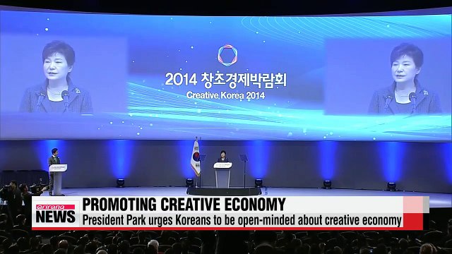 President Park urges Koreans to be open-minded about creative economy