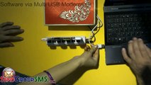 How do send bulk messages by using multi USB Modem