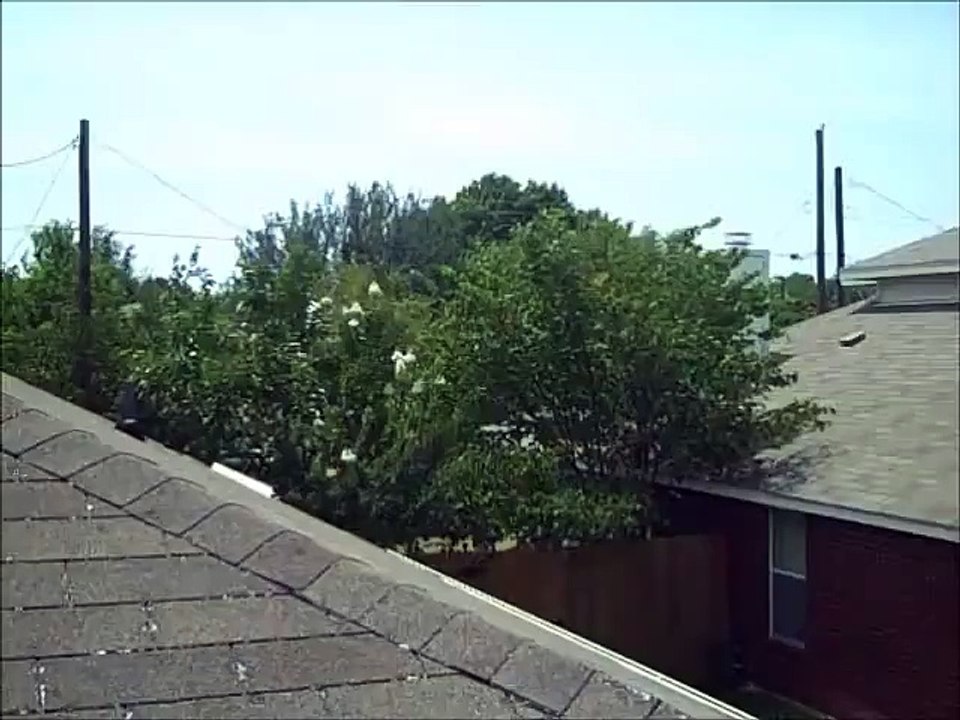 Hail Damage To a Roof by the Dallas Home Inspectors