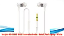 Best buy Incipio NX-111 f8 Hi-Fi Stereo Earbuds - Retail Packaging - White