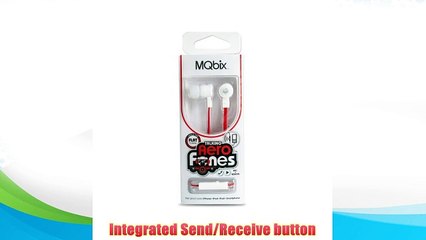Best buy MQbix MQGT26WHT Talking AeroFones Flat Cable Earphones with Mic White