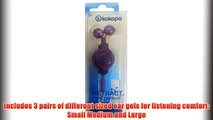 Best buy Kokopa HF-RETR-PURPLE Extra Small Retractable Stereo Earbuds with 3.5mm Jack and Extra
