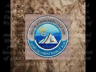 Alpaca Fur Throws From Alpacaplush.com