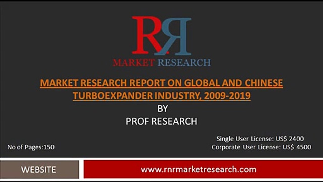 Global and China Turboexpander Industry to 2019